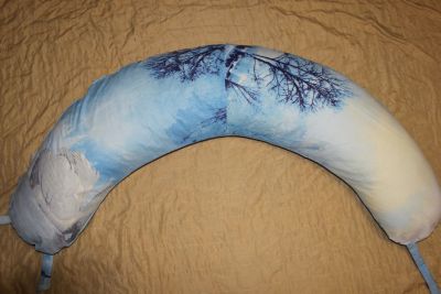 Лот: 11641718. Фото: 1. Новая подушка для беременных голубая. Другое (кормление и уход, гигиена)
