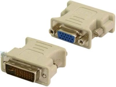 Лот: 12011297. Фото: 1. Переходник DVI - VGA (DVI-I). Шлейфы, кабели, переходники