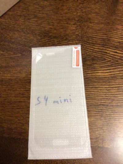 Лот: 10872113. Фото: 1. Защитное стекло S4 mini samsung. Защитные стёкла, защитные плёнки
