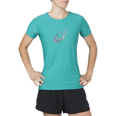Лот: 12641885. Фото: 1. Футболка ASICS GRAPHIC SS TOP... Топы, майки