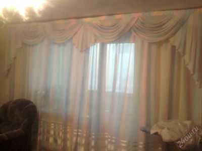 Лот: 1776705. Фото: 1. Шторы с ламбрекеном. Шторы, тюль