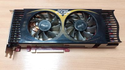 Лот: 17966670. Фото: 1. PCI-E видеокарта GTX260 GeForce... Видеокарты