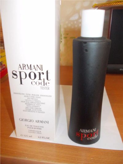 Лот: 10120648. Фото: 1. Armani Code Sport 125мл тестер... Мужская парфюмерия