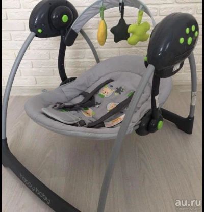 Лот: 13663355. Фото: 1. Качели Happy Baby. Ходунки, прыгунки, качели