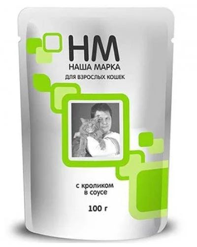 Лот: 16377231. Фото: 1. Корм Наша Марка для кошек, кролик... Корма