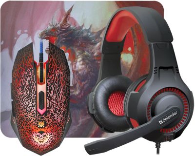 Лот: 17911572. Фото: 1. Игровой набор Defender DragonBorn... Клавиатуры и мыши