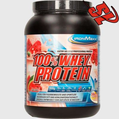 Лот: 7107939. Фото: 1. 100% Whey Protein (900g) IronMaxx... Спортивное питание, витамины