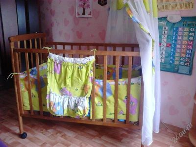 Лот: 2824955. Фото: 1. Кроватка детская. Детские кровати и кроватки