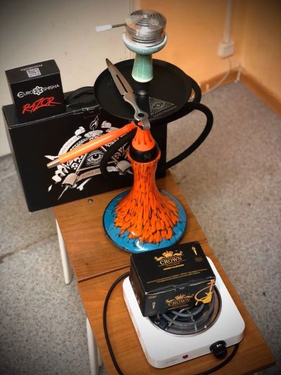 Лот: 14930539. Фото: 1. Кальян Alpha Hookah X (полный... Аксессуары и запчасти для кальянов