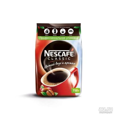 Лот: 12979202. Фото: 1. Кофе Nescafe® Classic 750гр. Чай, кофе, какао