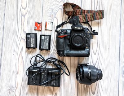 Лот: 25070518. Фото: 1. Продам Nikon D3 с объективом... Цифровые зеркальные