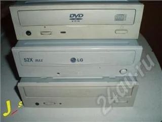 Лот: 521863. Фото: 1. CD DVD приводы неисправные. Приводы CD, DVD, BR, FDD