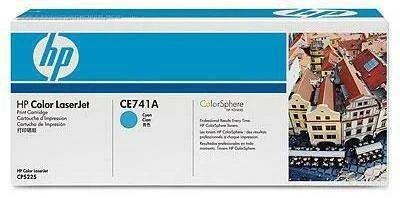Лот: 1346651. Фото: 1. HP CE 741A Cyan(синий), HP CE... Картриджи, расходные материалы