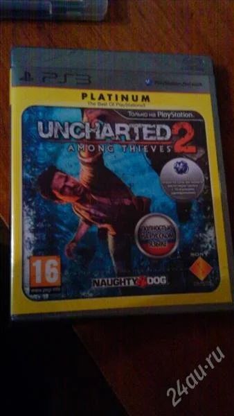Лот: 1371821. Фото: 1. uncharted 2 полностью на русском... Игры для консолей