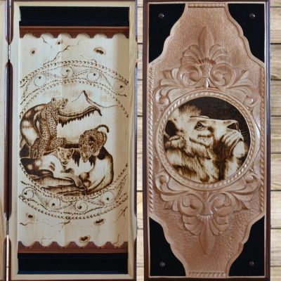Лот: 8524189. Фото: 1. Нарды "Лев". Шахматы, шашки, нарды