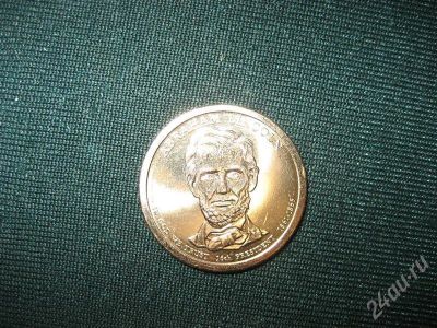 Лот: 705144. Фото: 1. Монета 16 президент $. Америка