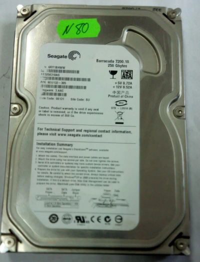 Лот: 8073507. Фото: 1. Жесткий диск SATA Seagate Barracuda... Жёсткие диски (HDD)