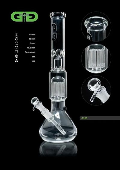 Лот: 3267798. Фото: 1. Grace Glass 46 см Piramyd Bulb... Аксессуары и запчасти для кальянов