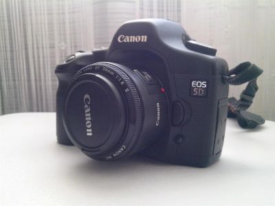 Лот: 3381467. Фото: 1. Canon EOS 5D body (отличное состояние... Цифровые зеркальные