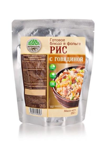Лот: 17200755. Фото: 1. Консервы (Кронидов) "Каша рисовая... Подарки на 23 февраля