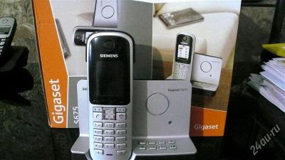 Лот: 1039957. Фото: 1. Телефон домашний Siemens S675. DECT и радиотелефоны