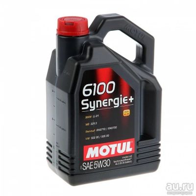 Лот: 10368237. Фото: 1. MOTUL 6100 Synergie+ 5W30 4л масло... Масла, жидкости