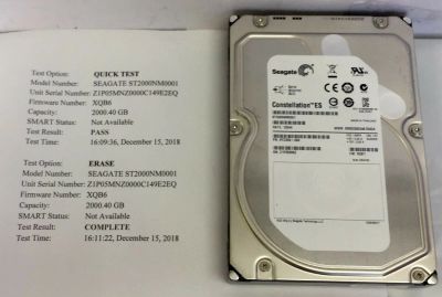Лот: 19072250. Фото: 1. Жесткий диск Seagate 2 ТБ ST2000NM0001. Жёсткие диски (HDD)