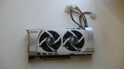 Лот: 9753938. Фото: 1. Видеокарта Geforce GTX 570 Palit. Видеокарты