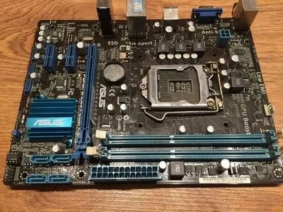 Лот: 14696212. Фото: 1. Материнская плата ASUS P8H61-M... Материнские платы