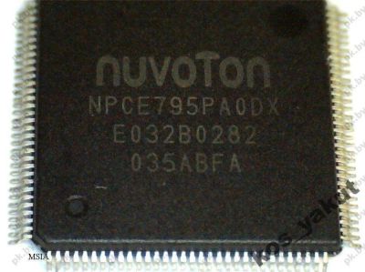 Лот: 9991663. Фото: 1. Мультиконтроллер Nuvoton NPCE795PA0DX. Микроконтроллеры