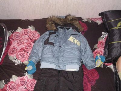 Лот: 3128024. Фото: 1. продам зимний костюм на мальчика... Костюмы, пиджаки, комбинезоны
