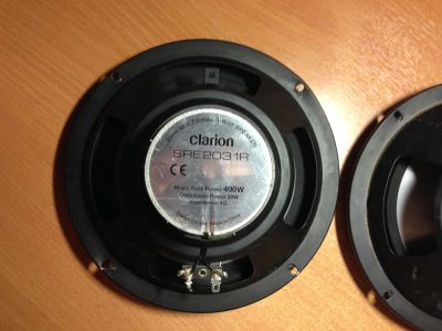 Лот: 3617570. Фото: 1. блины clarion sre2031R 400w. Акустика автомобильная