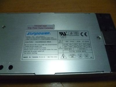 Лот: 18939651. Фото: 1. Блок Питания Gigabyte (Sunpower... Корпуса, блоки питания