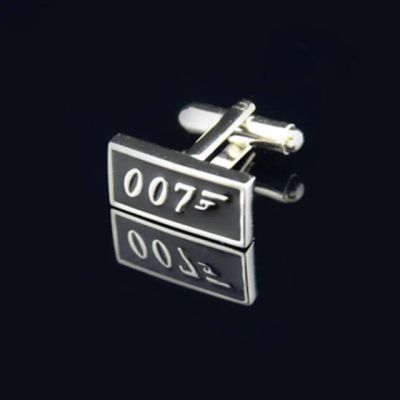 Лот: 6911417. Фото: 1. Запонки Джеймс Бонд 007 Бесплатная... Другое (ювелирные изделия, бижутерия, часы)