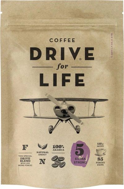 Лот: 11271390. Фото: 1. Drive for Life Extra Strong кофе... Чай, кофе, какао