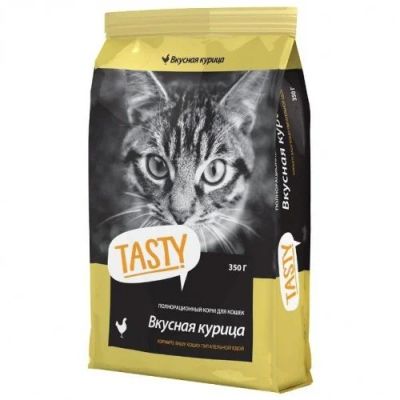 Лот: 13964110. Фото: 1. Tasty (Тэсти) Курица 350г сухой... Корма