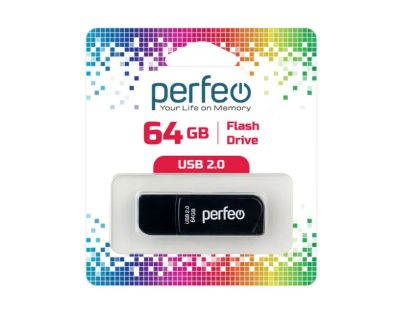 Лот: 24948698. Фото: 1. Флеш-накопитель USB2.0 64Gb Perfeo... USB-флеш карты