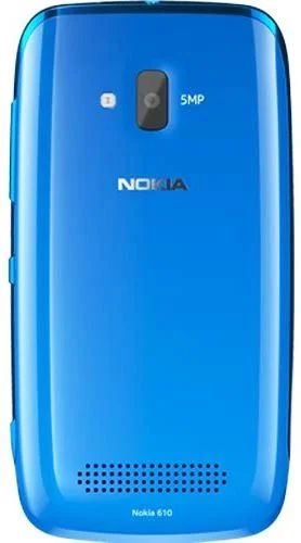 Лот: 3217020. Фото: 1. Корпус Nokia 610 ориг.(синий). Корпуса, клавиатуры, кнопки