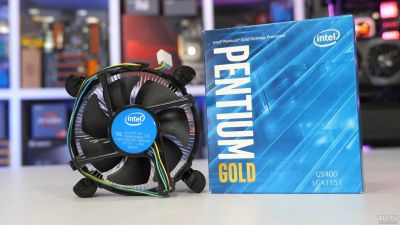 Лот: 13924141. Фото: 1. Процессор Intel Pentium Gold G5400... Процессоры