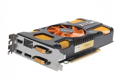 Лот: 3912878. Фото: 1. ZOTAC GeForce GTX 560 820Mhz PCI-E... Видеокарты