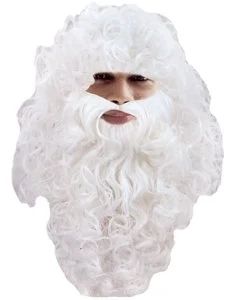 Лот: 10693822. Фото: 1. Борода "Дед Мороз" (парик, усы... Карнавальные маски, шляпы, аксессуары