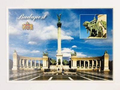 Лот: 23296384. Фото: 1. Будапешт. Площадь Героев. Открытка... Открытки, конверты