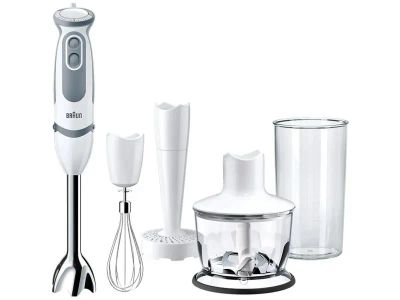 Лот: 25241153. Фото: 1. Блендер Braun MQ5237WH белый. Кухонная