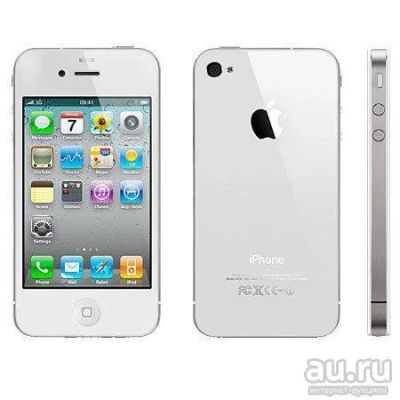 Лот: 8064298. Фото: 1. Apple iPhone 4S, 16 Гб, цвет White... Смартфоны