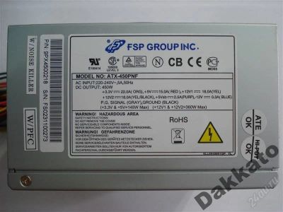Лот: 1303763. Фото: 1. atx fsp atx-450pnr 450w( новый... Корпуса, блоки питания