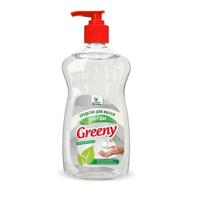 Лот: 20583452. Фото: 1. Средство для мытья посуды "Greeny... Бытовая химия