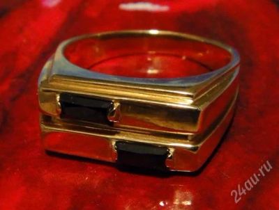 Лот: 1188117. Фото: 1. Стильный мужской перстень из Италии... Кольца, перстни
