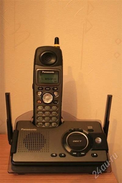 Лот: 1155480. Фото: 1. Стационарный телефон Panasoniс... Факсы, автоответчики