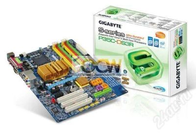 Лот: 447789. Фото: 1. Gigabyte GA-P35C-DS3R (DDR2... Материнские платы