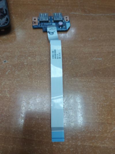 Лот: 25127503. Фото: 1. Плата с разъемами USB на шлейфе... Платы расширения, контроллеры, доп. порты